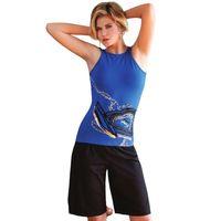 Saat Baskılı Kadın Şortlu Takım 2449 Berrak Markalı