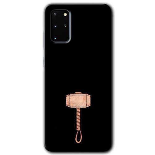 Samsung Galaxy S20 Plus HD Baskılı Kılıf + 9D Tam Ekran Koruyucu - Thor Çekiç