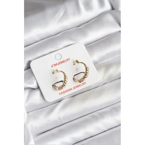 14K Gold Renk Kaplama CM Kadın Küpe