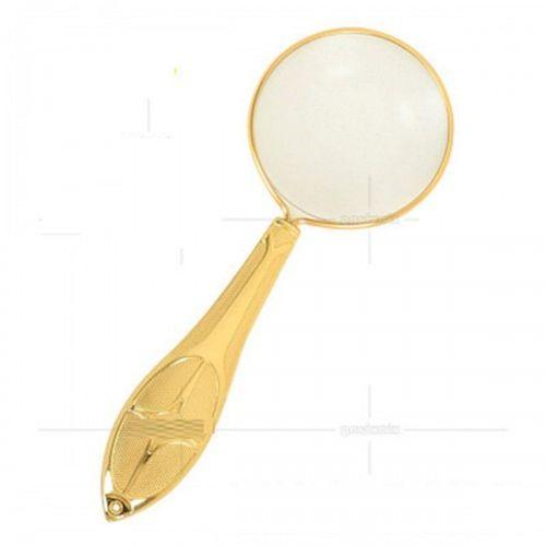Altın Renkli 5X - 45 Mm Zarif Işlemeli Özel Tasarlanmış Büyüteç MG18155-7