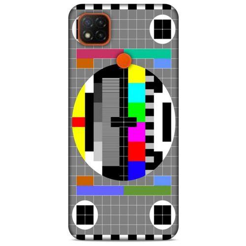 Retro (24) Desen Darbe Emici Kılıf Renkli Xiaomi Redmi 9C Kılıf