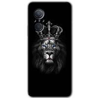 Potkal Hediye Fabrikası Huawei Nova 9 SE Kılıf HD Desen Baskılı Arka Kapak - King Lion