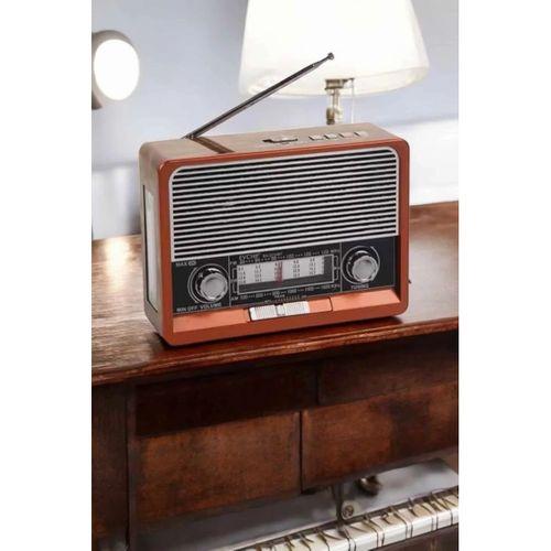 Nostaljik Radyo Usb,aux Ve Sd Kart Girişli Bluetooth Bağlantılı