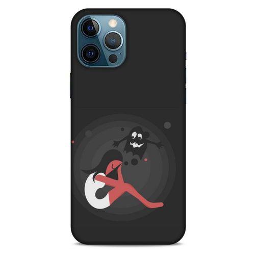 Apple iPhone 12 Pro Max Kılıf Depresyon (34) Slim Armor Kılıf Yeşil Fuşya