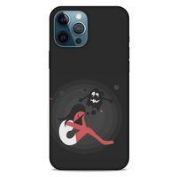Apple iPhone 12 Pro Max Kılıf Depresyon (34) Slim Armor Kılıf Yeşil Fuşya
