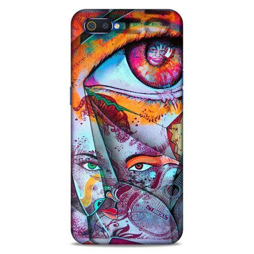 Lopard Oppo Realme C2 Uyumlu Kılıf Sürreal Yüzler ♀ (14) Lansman Kılıf Desenli