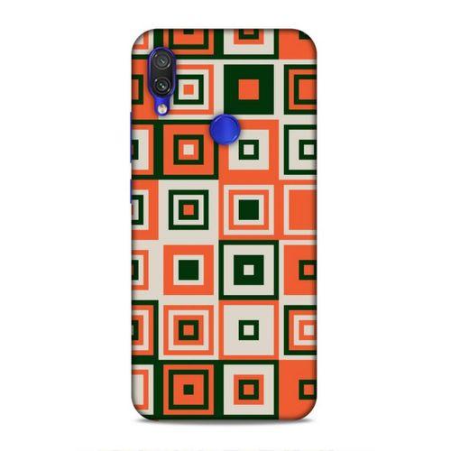 Xiaomi Redmi Note 7 Uyumlu Kılıf Insomnia (29) Arka Koruma Kılıfı Turuncu Siyah