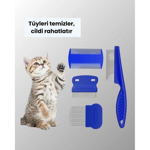 Bit, Pire Ve Tüy Temizliğine Uygun Çok Amaçlı Evcil Hayvan Tarağı Seti