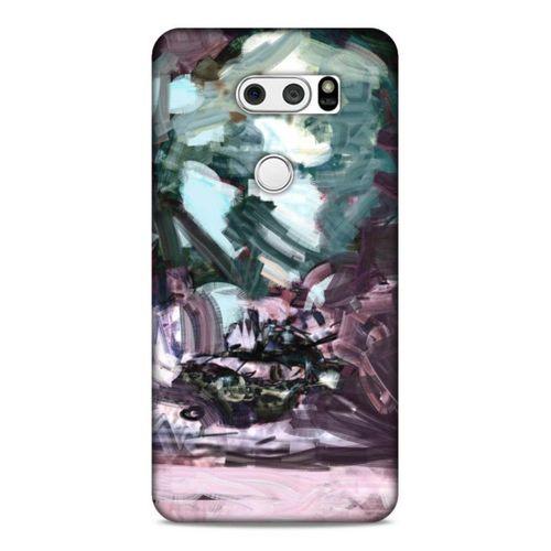 Lopard LG K50S Uyumlu Kılıf Soyut Sanat (39) Baskılı Liquid Crystal Kılıf