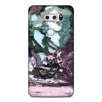 Lopard LG K50S Uyumlu Kılıf Soyut Sanat (39) Baskılı Liquid Crystal Kılıf