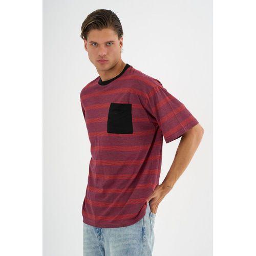 ALEXANDERGARDI Cep Detaylı Çizgili T-shirt