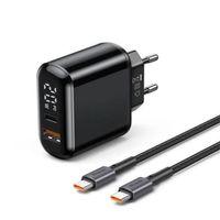 Mcdodo Ch-7172 Pd3 20w 1 Usb 1 Type-c Girişli  Şarj Adaptörü Usb-c To Usb-c -siyah