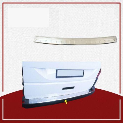 Volkswagen Uyumlu T7 Transporter 2003-2015 Arka Tampon Üstü Koruma Paslanmaz Çelik