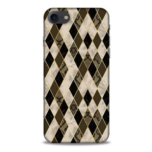 Mermer Desenli (2) Tema Kabı Bej Apple Iphone 7 Kılıf