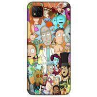 Xiaomi Redmi 9C Uyumlu Kılıf Rick And Morty (35) Fit Design Kılıf Cop Rick
