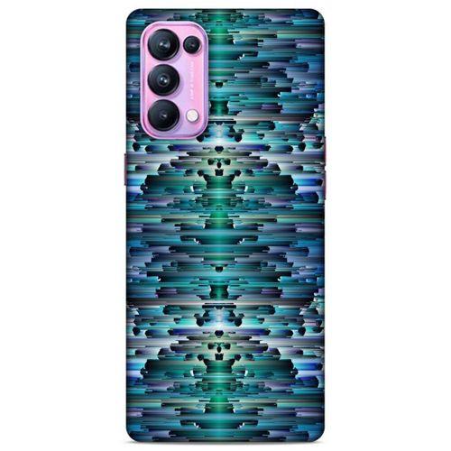 Lopard Oppo Reno 5 Pro 5G Uyumlu Kılıf PiXel (20) Koruyucu Kılıf Mavi