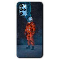 Potkal Hediye Fabrikası General Mobile GM 21 Pro HD Baskılı Kılıf + 9D Tam Ekran Koruyucu - Smoke Astronot