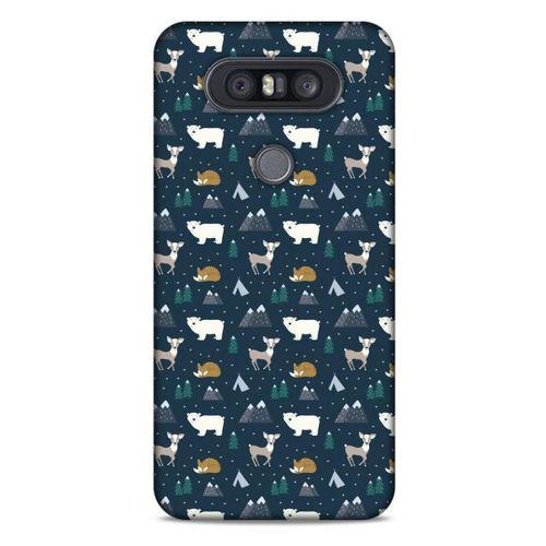 Animax Kış Hayvanları LG K41S - K51S Kılıf Desenli Silikon