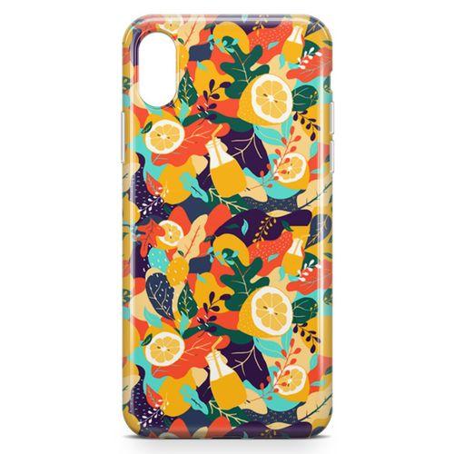 Apple iPhone XS Kılıf C Vitamini Arka Kapak Koruma Desenli Full Koruyucu