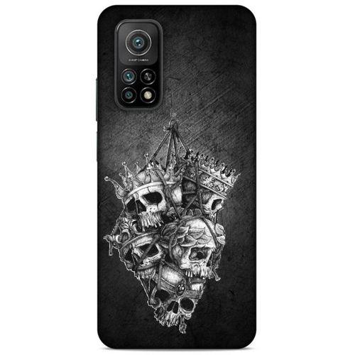 Lopard Xiaomi Mi 10T 5G Uyumlu Kılıf Tattoo's (47) Crystal Flex Kılıf Kafatasları