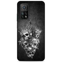 Lopard Xiaomi Mi 10T 5G Uyumlu Kılıf Tattoo's (47) Crystal Flex Kılıf Kafatasları