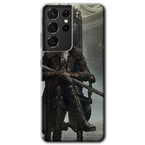 Galaxy S21 Ultra Kılıf HD Desen Baskılı Arka Kapak - Bloodborne Hunters