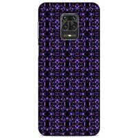 Lopard Xiaomi Redmi Note 9S Uyumlu Kılıf PiXel (22) Tam Koruma Kılıfı Mor