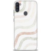 Samsung Galaxy M11 Kılıf HD Baskılı Kılıf - Renkli Mozaik + Tam Ekran Koruyucu