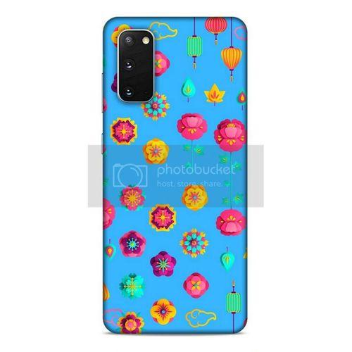 Origami Mavi Xiaomi Redmi Note 8 Pro Kılıf