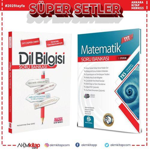 Bilgi Sarmal TYT Matematik ve AKM Dil Bilgisi Soru Bankası Seti 2 Kitap
