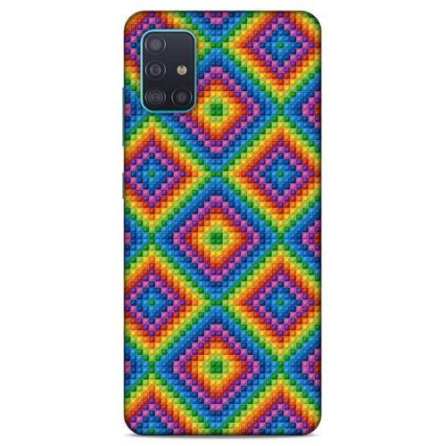 Lopard Samsung Galaxy A51 Uyumlu Kılıf BloX (2) Kabı Karışık Çok Renkli