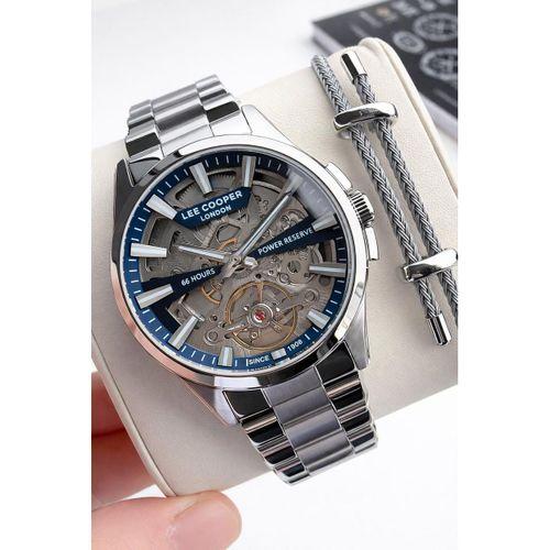 Lee Cooper 2 Yıl Garantili Otomatik Mekanizma İtalyan Bileklik Hediyeli 5 Atm Erkek Kol Saati LC.390