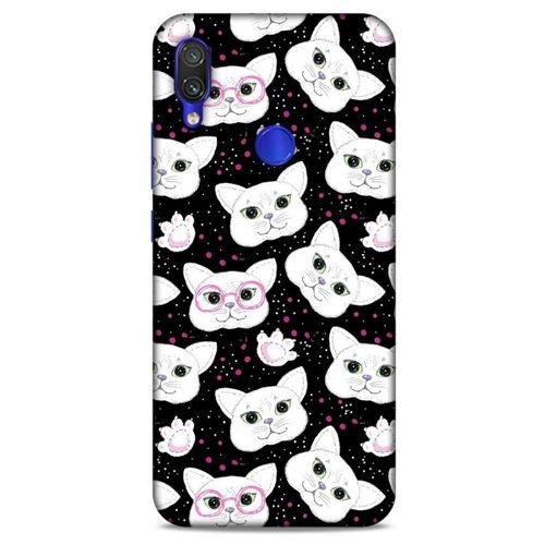Lopard Xiaomi Redmi Note 7 Pro Uyumlu Kılıf Kediler (30) Silicone Case Patiler
