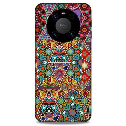 Lopard Huawei Mate 40 Pro Uyumlu Kılıf Ethnic Culture (43) Thin Fit Kılıf
