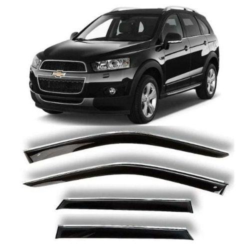 Chevrolet Captiva Uyumlu 2006 Sonrası Kromlu Cam Rüzgarlığı 4 Lü