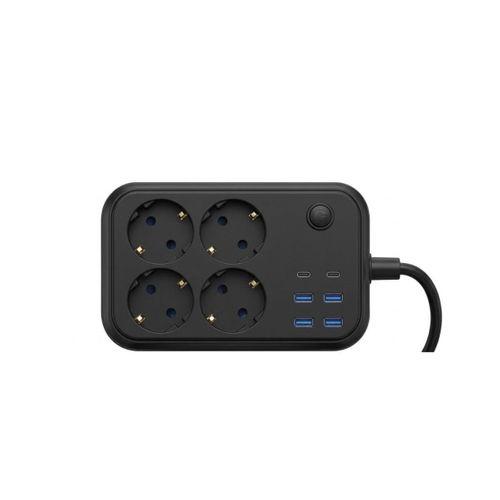 Akım Korumalı Çoklu Priz 4 Usb 2 Type C 4 Priz Güvenli Ve Hızlı Şarj