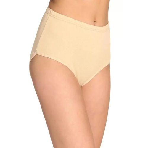 2 Adet Tutku Kadın Yüksek Bel Bato Kalın Lastik Külot Ten