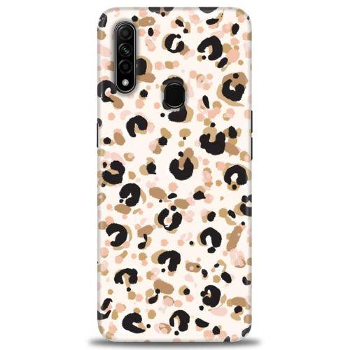 Oppo A31 Kılıf HD Baskılı Kılıf - Leopar + Tam Ekran Koruyucu