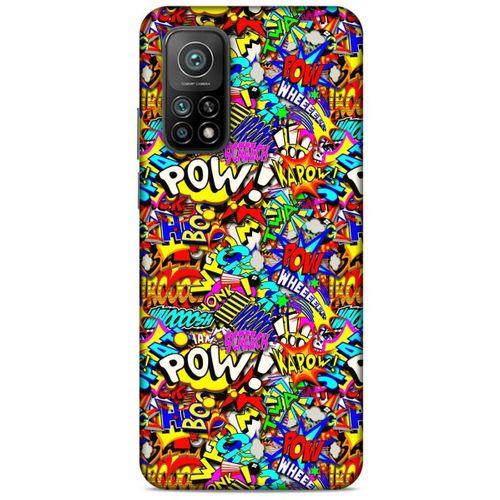 Graffitix (33) Desenli Silikon Kapak Xiaomi Mi 10T Pro 5G Kılıf