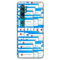 Retro (48) Desen Bumper Kılıf Renkli Xiaomi Mi Note 10 Kılıf