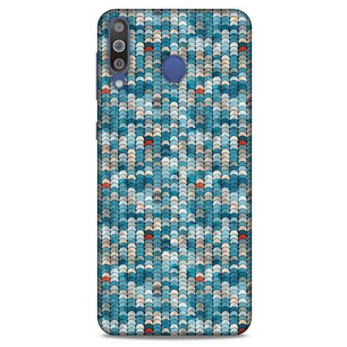Geometrix 76 Samsung Galaxy M30 Kılıf Silikon Kapak