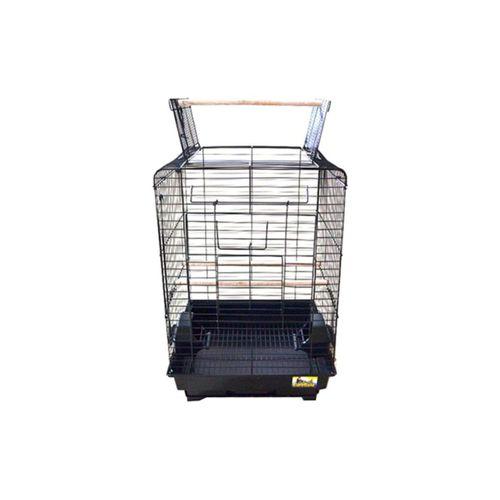 EuroGold Papağan Kafesi Siyah 40.5x40.5x59.5cm 1604as