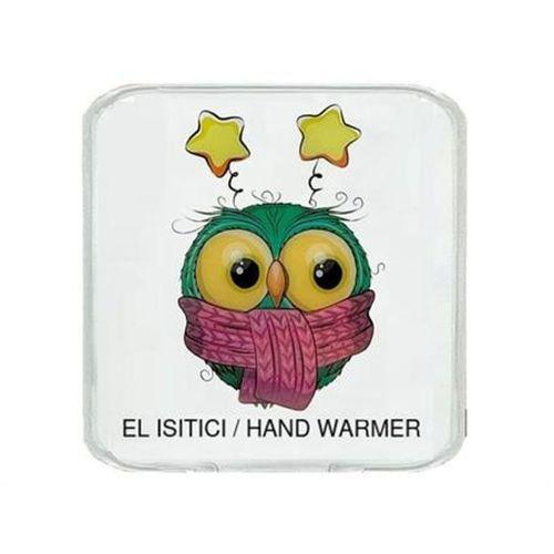 Atkılı Baykuş Cep Sobası,El Isıtıcı,Sıcak Su Torbası Pvc  10X9,5Cm