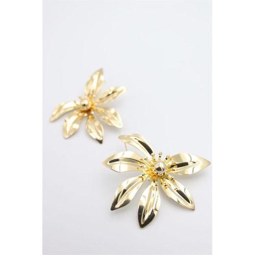 Yaprak Küpe - Altın