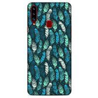 Samsung Galaxy A20s Kılıf Desenli Özel Seri Tüyler (46) Core Armor Kılıf