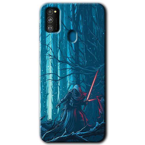 Potkal Hediye Fabrikası Samsung Galaxy M30s Kılıf HD Desen Baskılı Arka Kapak - Jedi