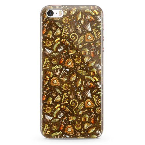 Apple iPhone SE Kılıf Maskeli Balo Doodle Arka Kapak Koruma Desenli Full Koruyucu