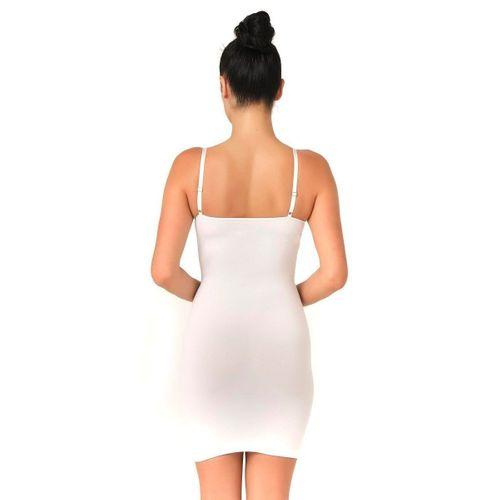 Beyaz  5060 Göğsü Açık Elbise Korse