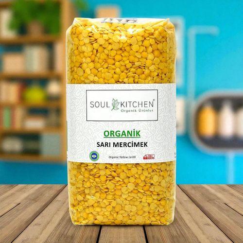 Organik Sarı Mercimek 750gr