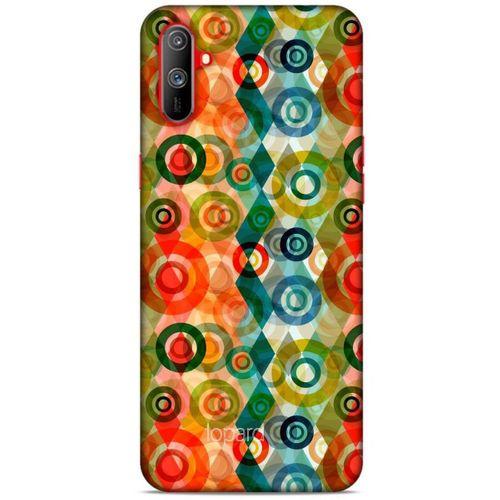 Oppo Realme C3 Kılıf Pastel Renkler (31) TPU Kılıf Kırmızı Yeşil